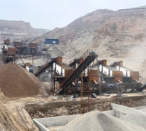 Planta de trituraci&oacute;n y cribado de 1000 TPH en Kirguist&aacute;n