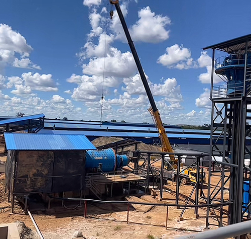 Planta de procesamiento de mineral de cobre de alta eficiencia en Zambia