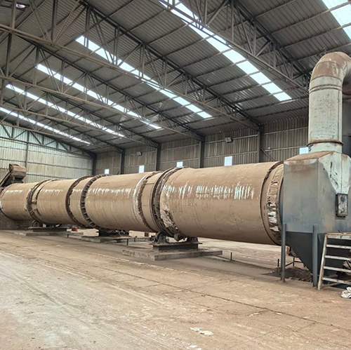 Secadora rotativa para astillas de madera en Indonesia