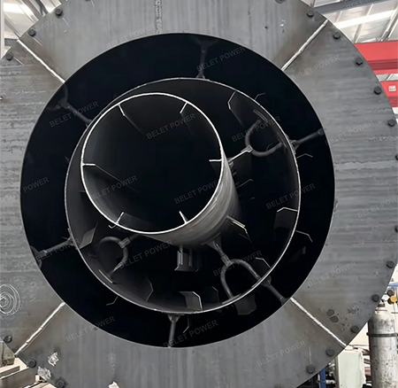 Secadora rotativa de tres pasos